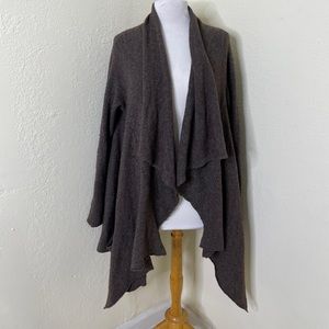 Free people brown Cashmere Cardi Coat In
Size S